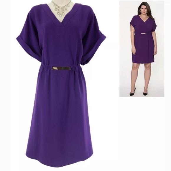 Lane Bryant Dresses & Skirts - 22/24 3X▪️LITTLE PURPLE DRESS Day/Evening Plus Sz